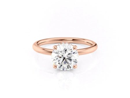 The Alex Set With A 4.5 Carat Round Moissanite Online Hot Sale