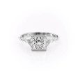 The Kristen Set With A 3 Carat Princess Moissanite Hot on Sale