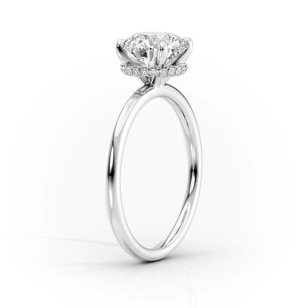 The Alex Set With A 4 Carat Pear Moissanite Hot on Sale