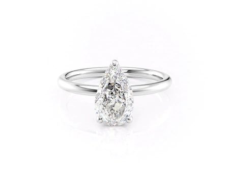 The Alex Set With A 5 Carat Pear Moissanite Online Hot Sale