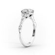 The Kristen Set With A 1.5 Carat Princess Moissanite Online Hot Sale