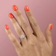 The Kristen Set With A 1.5 Carat Princess Moissanite Online Hot Sale