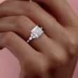 The Kristen Set With A 1.5 Carat Princess Moissanite Online Hot Sale