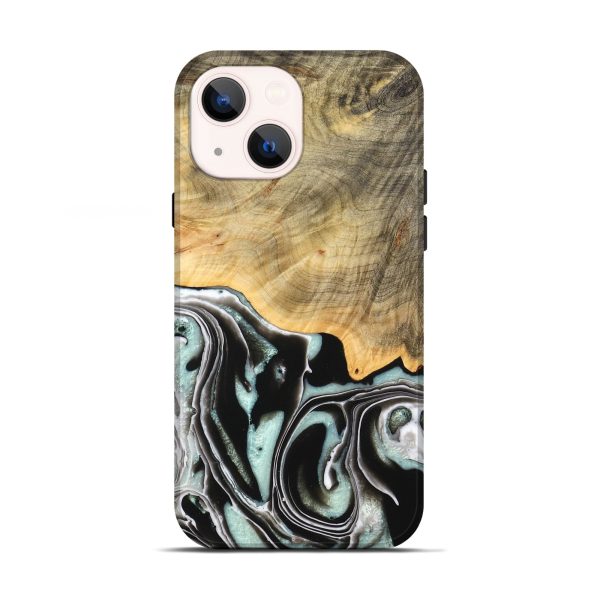 iPhone 13 Wood Live Edge Phone Case - Tamara (Black & White, 747207) Online Hot Sale