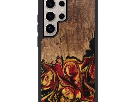 Galaxy S25 Ultra Wood Phone Case - Jesica (Red, 746358) Online now