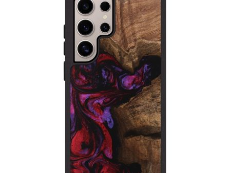 Galaxy S25 Ultra Wood Phone Case - Carina (Red, 746377) Online