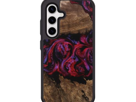 Galaxy S25 Plus Wood Phone Case - Aileen (Red, 746354) Supply