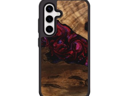 Galaxy S25 Plus Wood Phone Case - Dominik (Red, 746376) Cheap