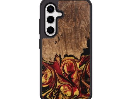 Galaxy S25 Plus Wood Phone Case - Jesica (Red, 746358) For Cheap