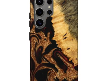 Galaxy S25 Ultra Wood Live Edge Phone Case - Tami (Red, 745276) Online Hot Sale