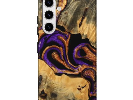 Galaxy S25 Plus Wood Live Edge Phone Case - Texas (Purple, 745291) on Sale