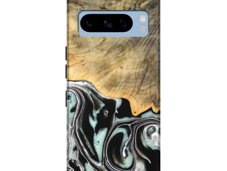 Pixel 8 Pro Wood Live Edge Phone Case - Tamara (Black & White, 747207) Online now