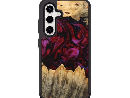 Galaxy S25 Plus Wood Phone Case - Eldon (Red, 746382) Cheap