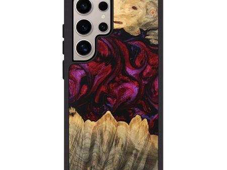 Galaxy S25 Ultra Wood Phone Case - Eldon (Red, 746382) For Sale