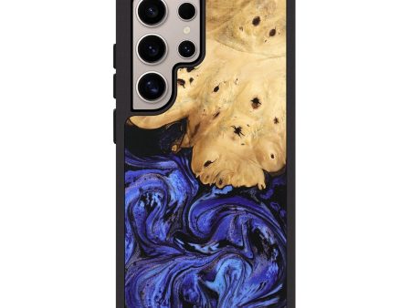 Galaxy S25 Ultra Wood Phone Case - Callie (Blue, 746360) Hot on Sale