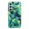 Galaxy S25 Plus ResinArt Live Edge Phone Case - Khalil (Green, 746011) Online