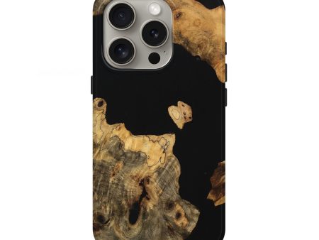 iPhone 16 Pro Wood Live Edge Phone Case - Evalyn (Wood Burl, 747200) Online now