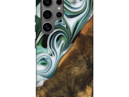 Galaxy S25 Ultra Wood Live Edge Phone Case - Annika (Green, 746289) Fashion