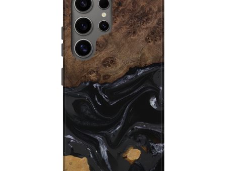 Galaxy S25 Ultra Wood Live Edge Phone Case - Alani (Black & White, 746027) Online now