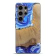 Galaxy S25 Ultra Wood Live Edge Phone Case - Mae (Blue, 745712) Online Sale