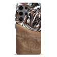 Galaxy S25 Ultra Wood Live Edge Phone Case - Alina (Black & White, 738824) Online