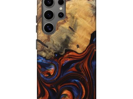 Galaxy S25 Ultra Wood Live Edge Phone Case - Amirah (Red, 745736) Fashion