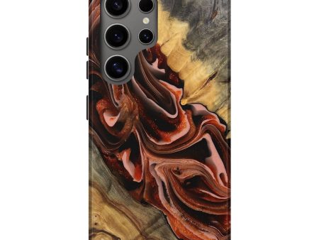 Galaxy S25 Ultra Wood Live Edge Phone Case - Blanche (Red, 745703) Online