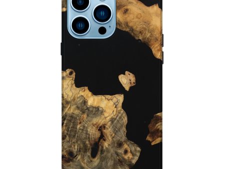 iPhone 14 Pro Max Wood Live Edge Phone Case - Evalyn (Wood Burl, 747200) Cheap