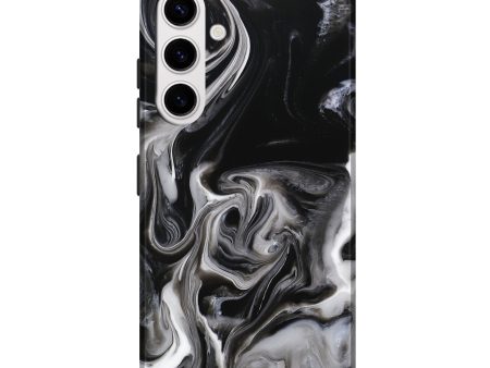 Galaxy S25 Plus ResinArt Live Edge Phone Case - Wallace (Black & White, 746834) Online