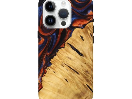 iPhone 15 Pro Wood Live Edge Phone Case - Zyaire (Red, 747194) Online now