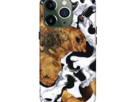 iPhone 13 Pro Wood Live Edge Phone Case - Elias (Black & White, 747201) Online