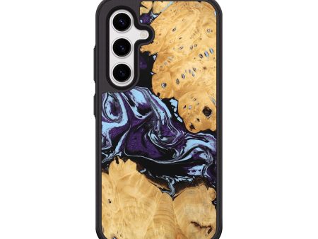 Galaxy S25 Wood Phone Case - Castiel (Purple, 745996) on Sale