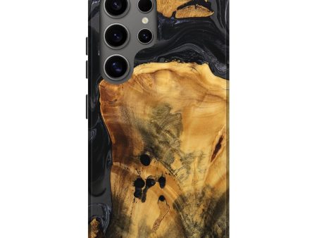 Galaxy S25 Ultra Wood Live Edge Phone Case - Brandon (Black & White, 746275) Hot on Sale