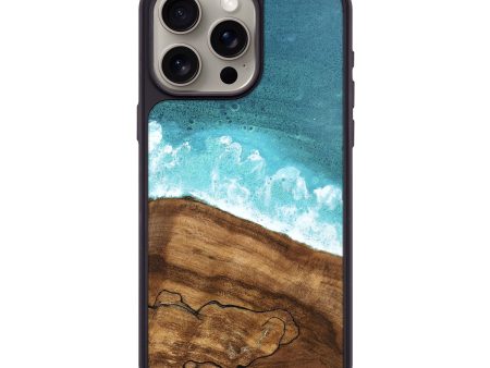 iPhone 15 Pro Max Wood Phone Case - Moises (Coastal, 747210) For Sale