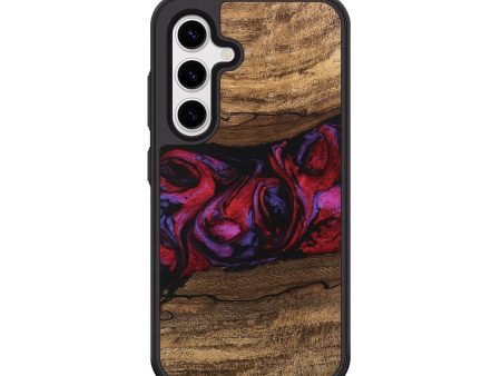 Galaxy S25 Wood Phone Case - Ahmed (Red, 746408) For Sale