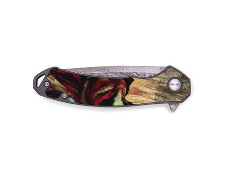 EDC Wood Pocket Knife - Junious (Red, 747182) Online now