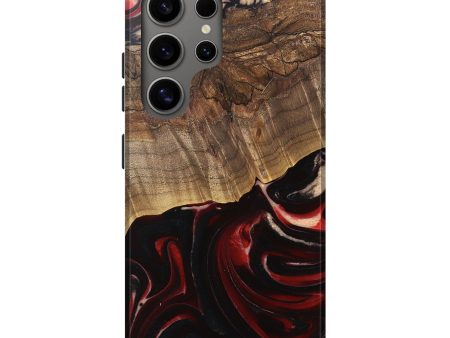 Galaxy S25 Ultra Wood Live Edge Phone Case - Bristol (Red, 745701) Fashion