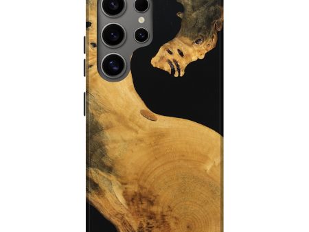 Galaxy S25 Ultra Wood Live Edge Phone Case - Bettie (Wood Burl, 746835) on Sale