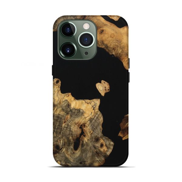 iPhone 13 Pro Wood Live Edge Phone Case - Evalyn (Wood Burl, 747200) For Sale